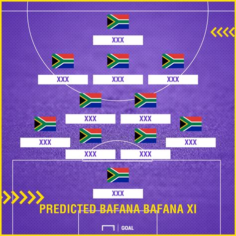 bafana bafana starting lineup